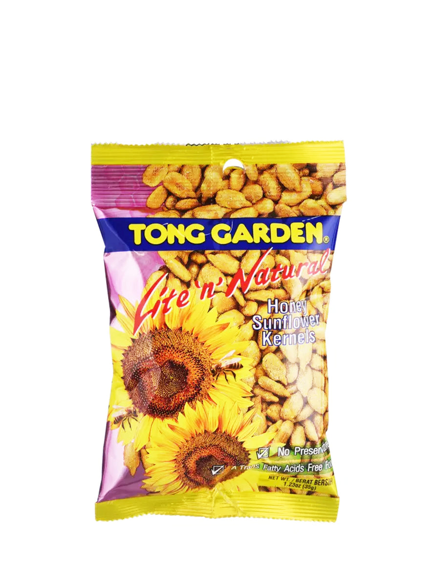 tong garden sunflower seeds TONG GARDEN HONEY SUNFLOWER KERNEL 35GM – Village Grocer
