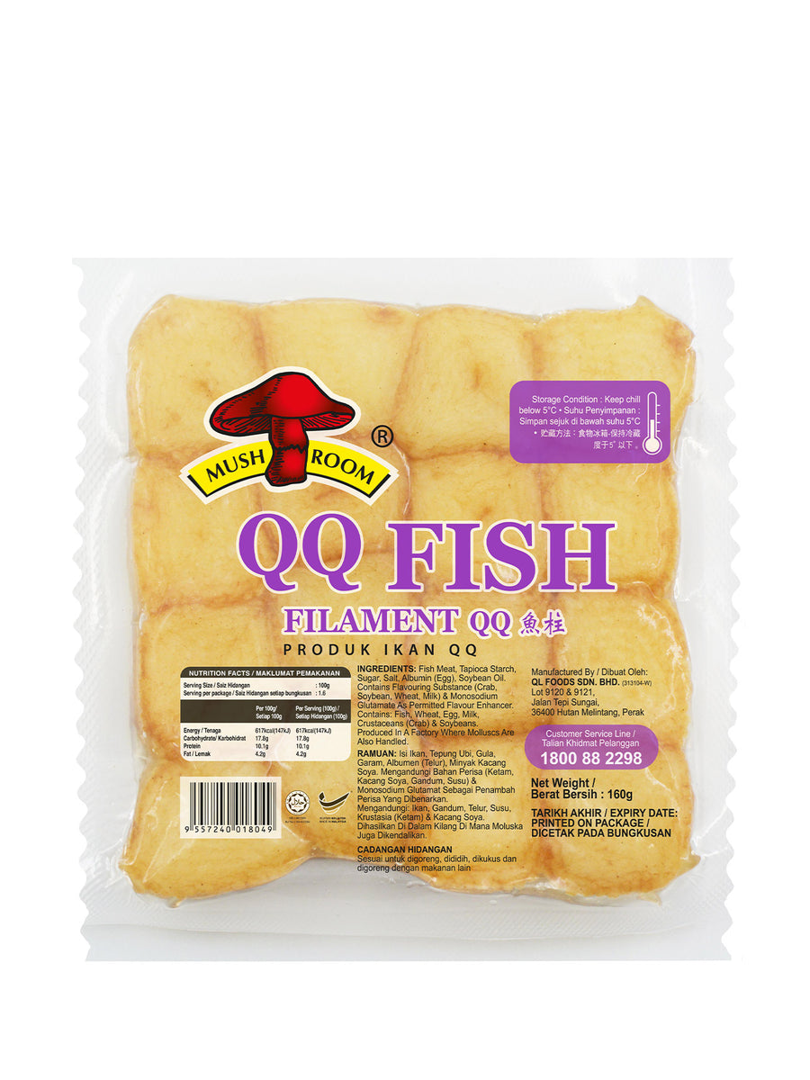 MUSHROOM QQ FISH FILAMENT 160G – Village Grocer M City