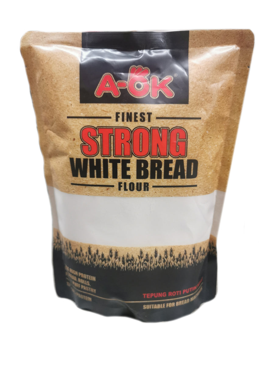 A-OK STRONG WHITE BREAD FLOUR 900G – Village Grocer - M City