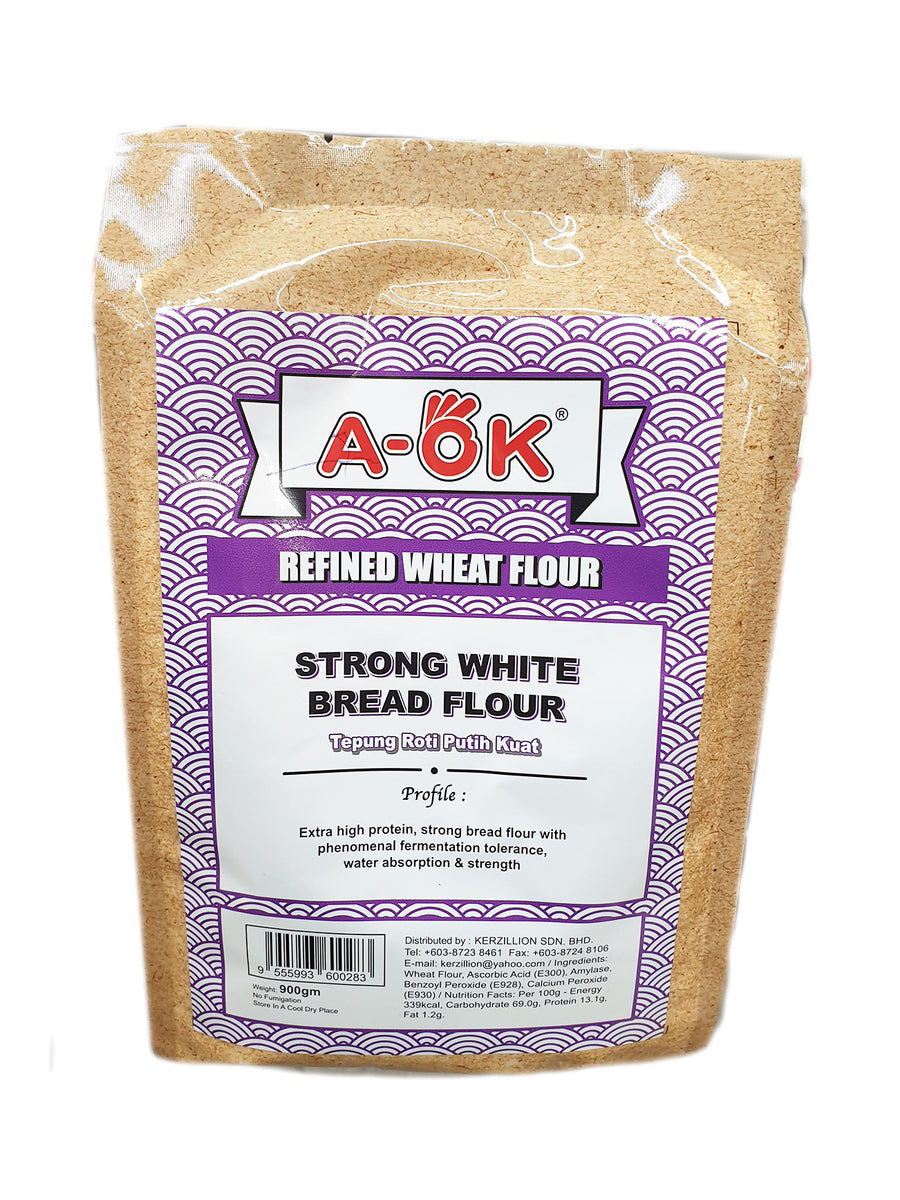 A-OK STRONG WHITE BREAD FLOUR 900G – Village Grocer - M City