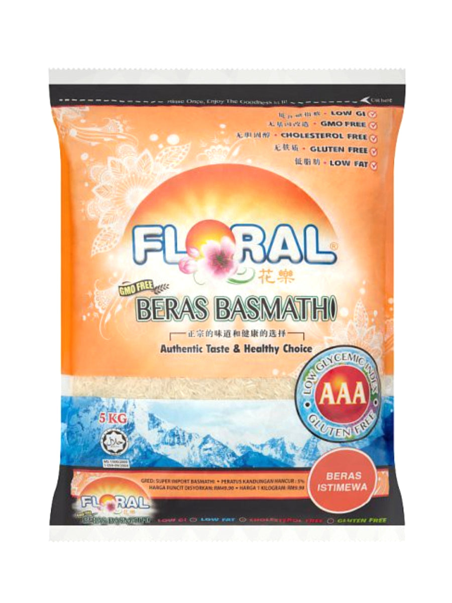 FLORAL PREMIUM BASMATHI RICE 5KG – Village Grocer - M City