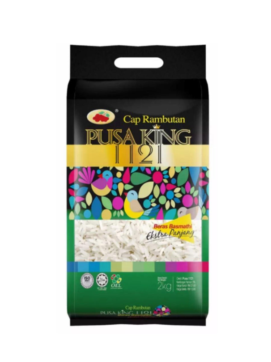 CAP RAMBUTAN BASMATHI PUSA KING 1121 2KG – Village Grocer - M City