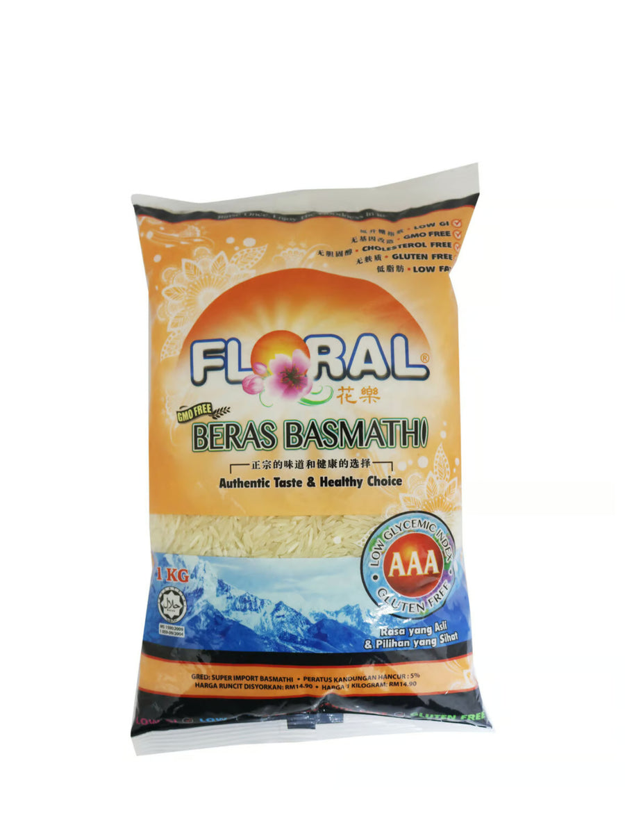 FLORAL PREMIUM BASMATHI RICE 1KG – Village Grocer - M City