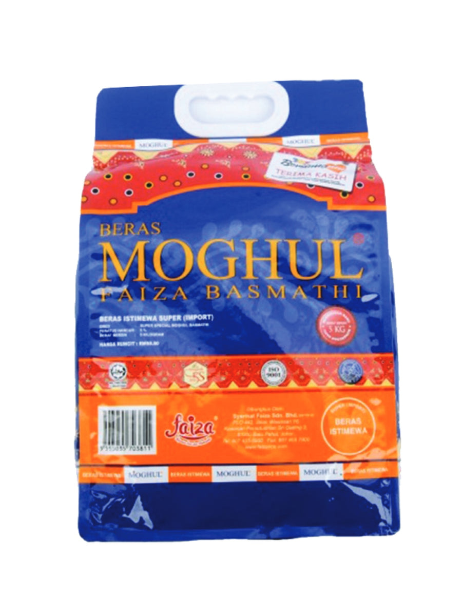 Moghul Rice FAIZA MOGHUL BASMATHI RICE 5KG – Village Grocer - M City