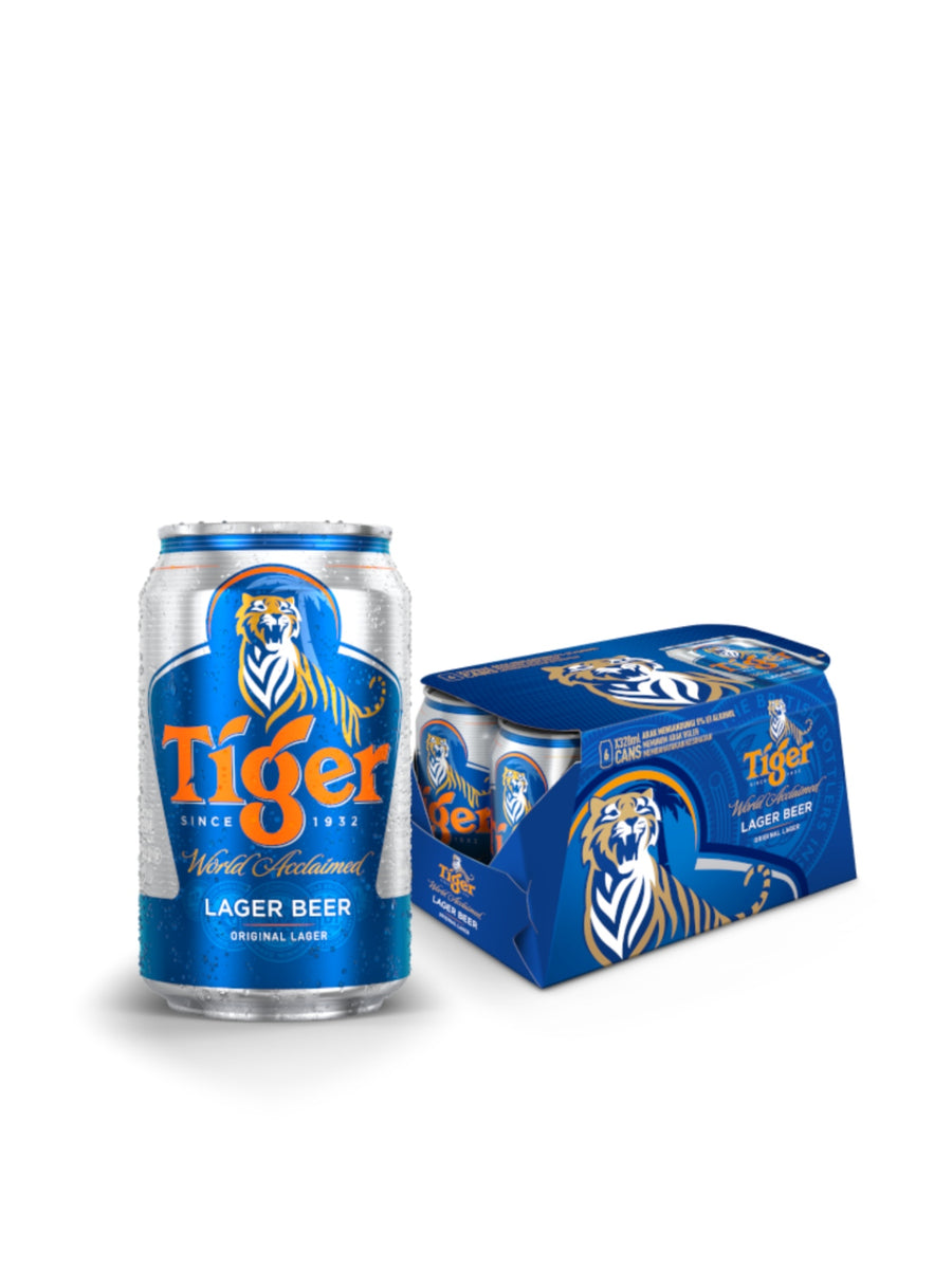 TIGER BEER CAN 6X320ML – Village Grocer - M City