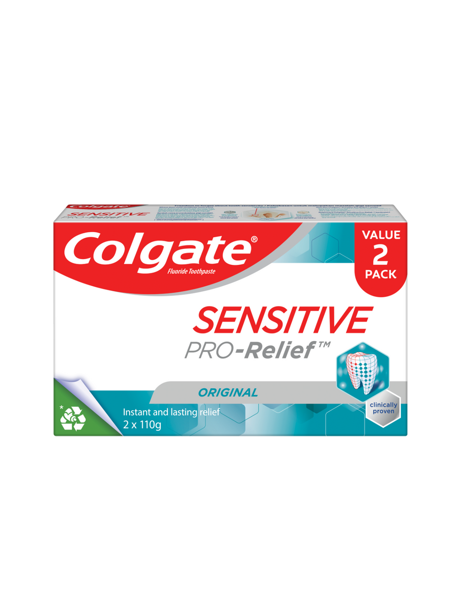 COLGATE TOOTHPASTE PRO RELIEF 2X110G – Village Grocer - M City