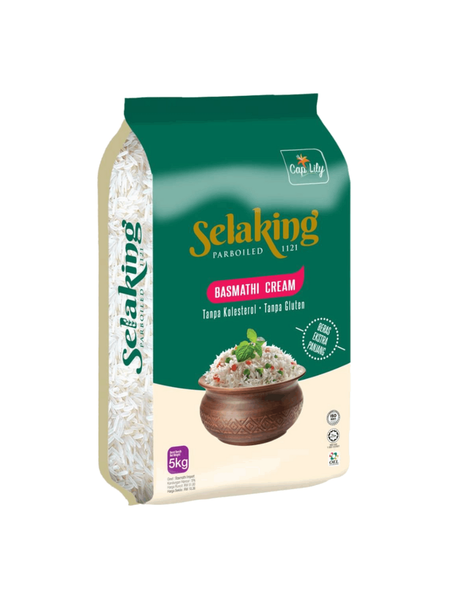 CAP LILY SELAKING BASMATHI CREAM 5KG – Village Grocer - M City