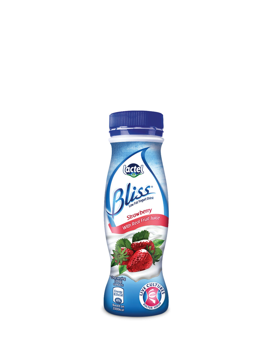 LACTEL BLISS YOGURT DRINK STRAWBERRY 200G Village Grocer M City