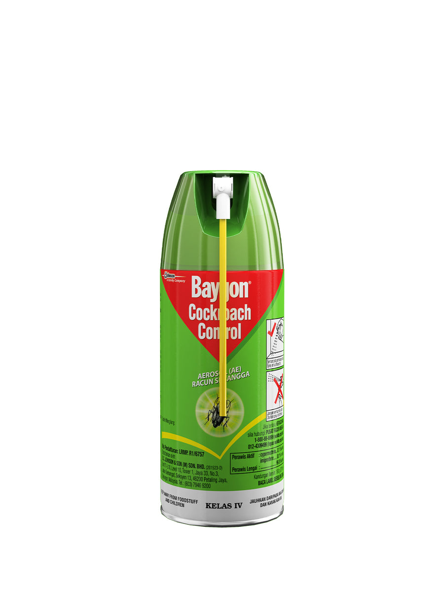 Cockroach Spray Pycon BAYGON COCKROACH CONTROL 270ML – Village Grocer - M City